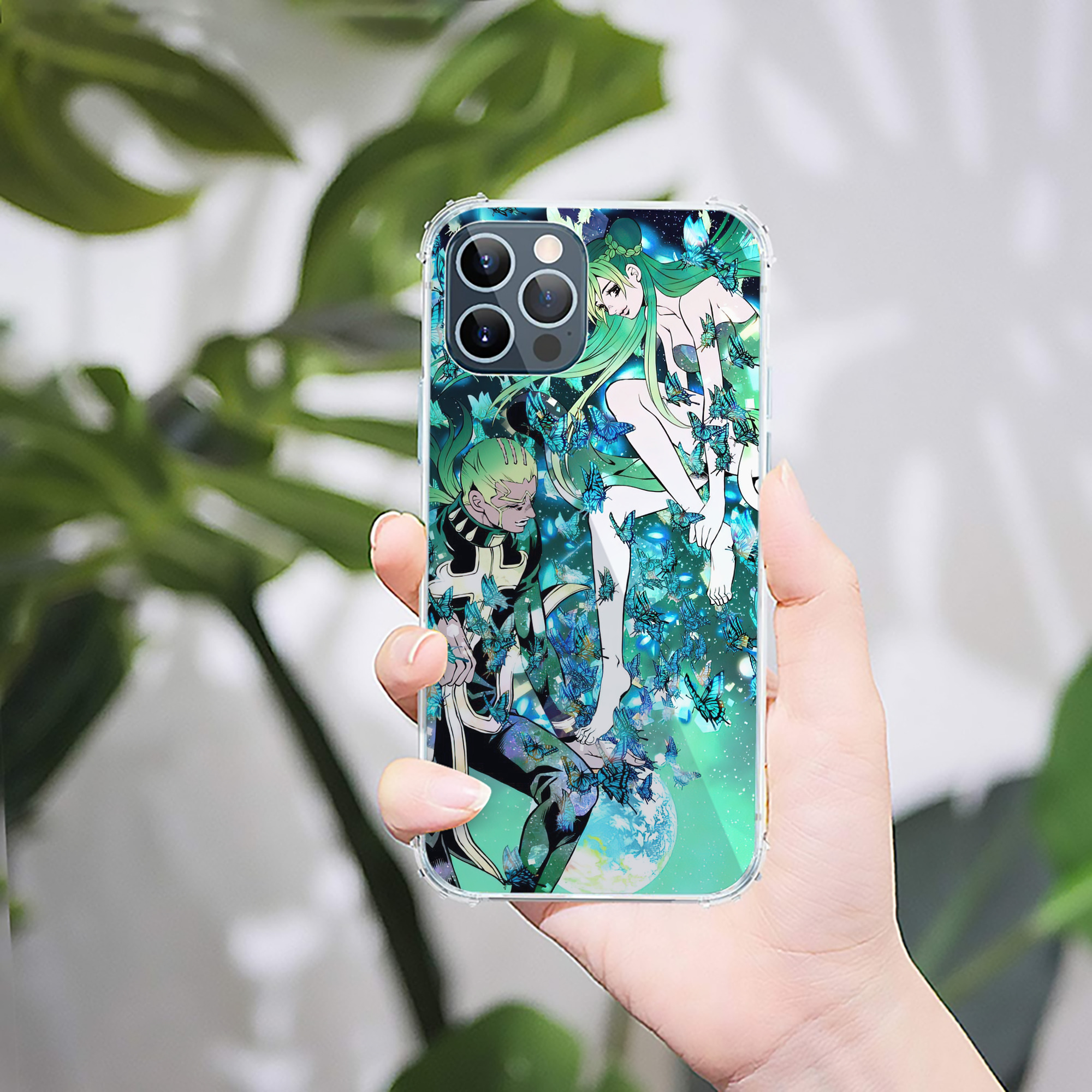 （画像用） ジョジョの奇妙な冒険 JoJo's Bizarre Adventure 【iPhone 12シリーズ対応】透明スマホケース（クリアソフトケース）
